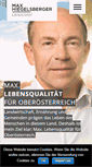 Mobile Screenshot of max-hiegelsberger.at