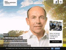 Tablet Screenshot of max-hiegelsberger.at
